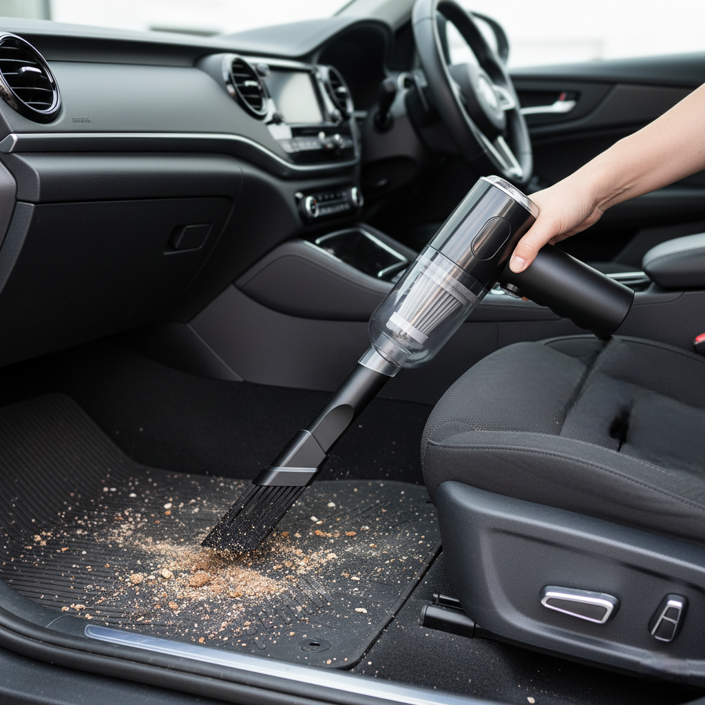¡Adiós Migas! 💪 Aspira, Sopla y LAVA Tu Auto. 3-en-1 Potencia Inalámbrica.