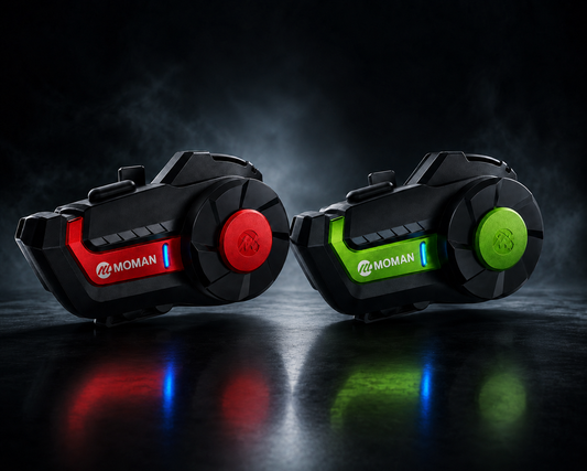 MOMAN H2 PRO Intercomunicador Bluetooth Premium para Motociclistas