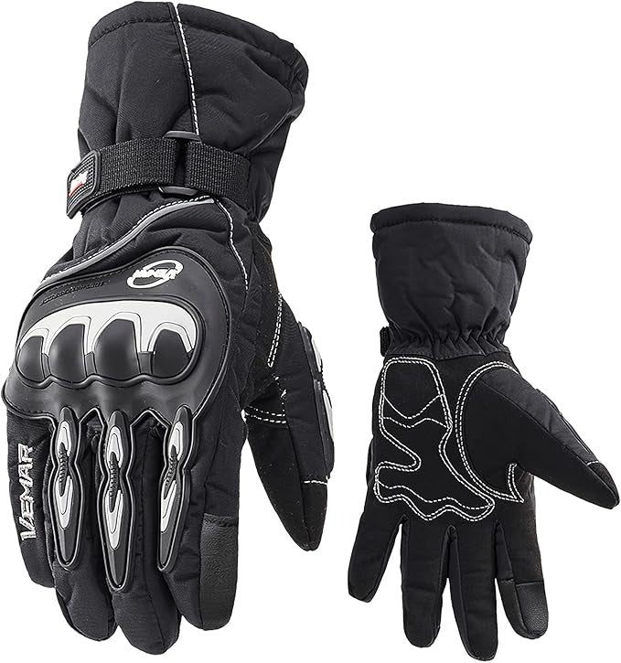Guantes de Invierno Impermeables y Antideslizantes para Deportes y Moto