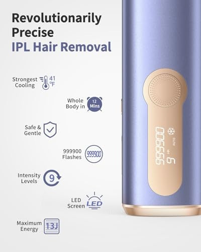 Depiladora IPL Ice Cooling: ¡La Libertad de una Piel Suave y Sin Dolor en Casa!